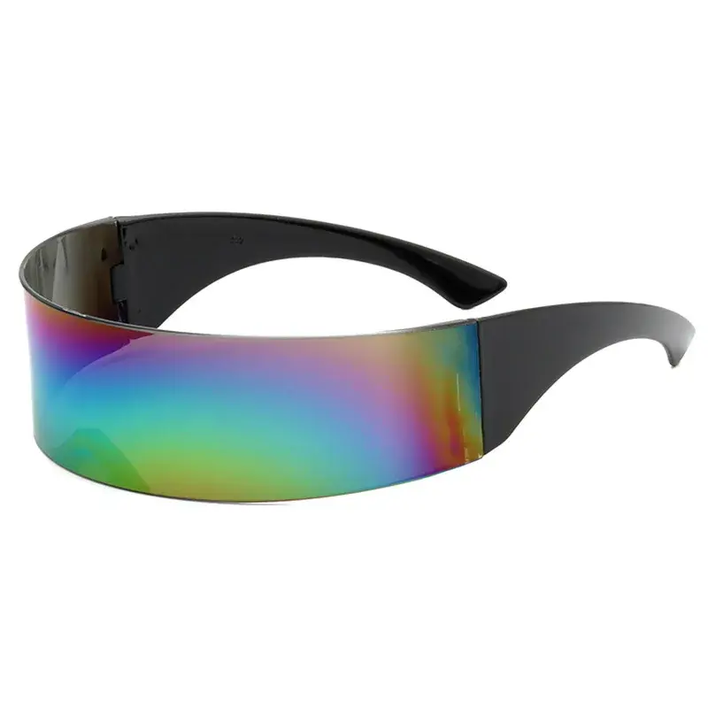 Futuristic Wrap Around Sunglasses Men Costume Glasses Mask Novelty Glasses Halloween Party Party Supplies Decoration