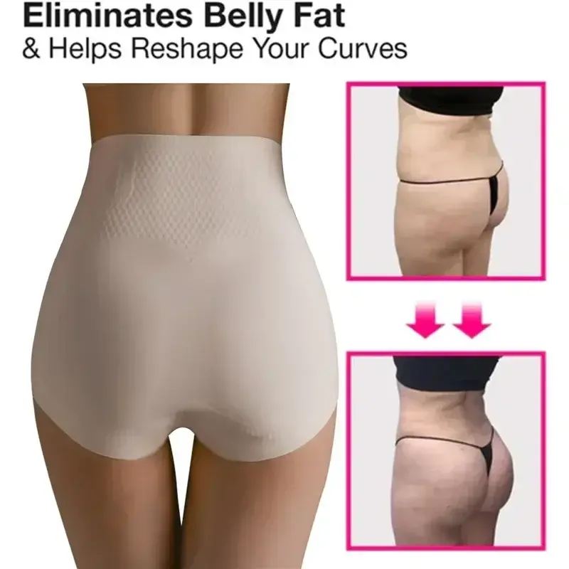 1pcs New Women's Seamless Ice Silk Ion Fiber Underwear Panties Quality Antibacterial Woman High Waist Soft Silk Panty Underpants