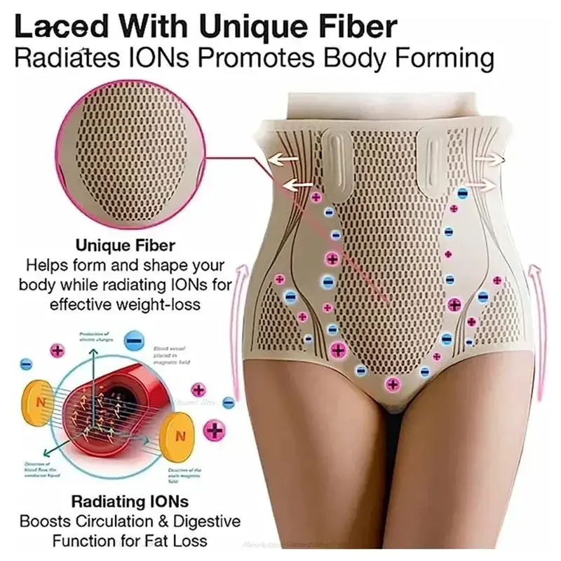 1pcs New Women's Seamless Ice Silk Ion Fiber Underwear Panties Quality Antibacterial Woman High Waist Soft Silk Panty Underpants