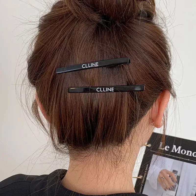 High End Temperament Clip Side High Temperament  Bangs Hair Clip Women's Summer Edge Clip Bb Clips 헤어핀  Hairpin