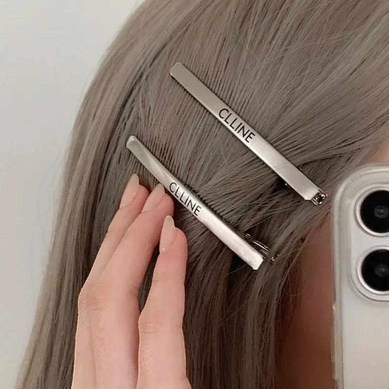 High End Temperament Clip Side High Temperament  Bangs Hair Clip Women's Summer Edge Clip Bb Clips 헤어핀  Hairpin