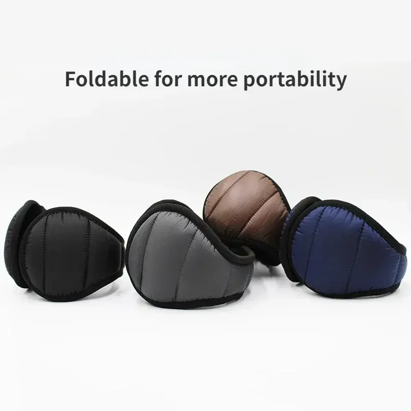 New Winter Earmuffs for Men Warm Thai Plush Windproof Waterproof Collapsible Plush Cold Warm Earmuffs