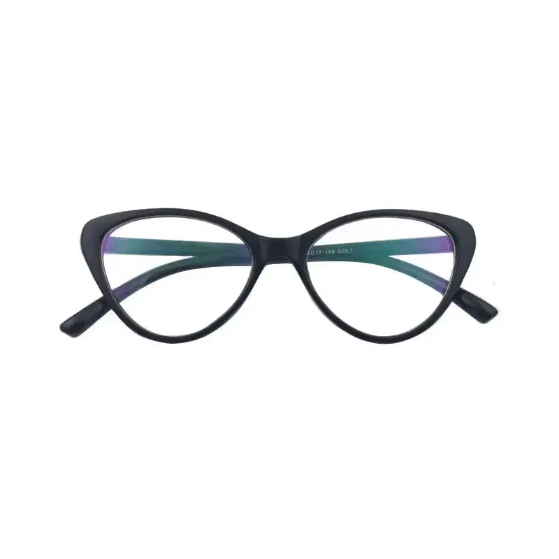 New Fashion Unisex Cat Eye Plain Glasses for Women Pc Frame Glasses for Party Eyeglasses Female Decorative Spectacles Glasses