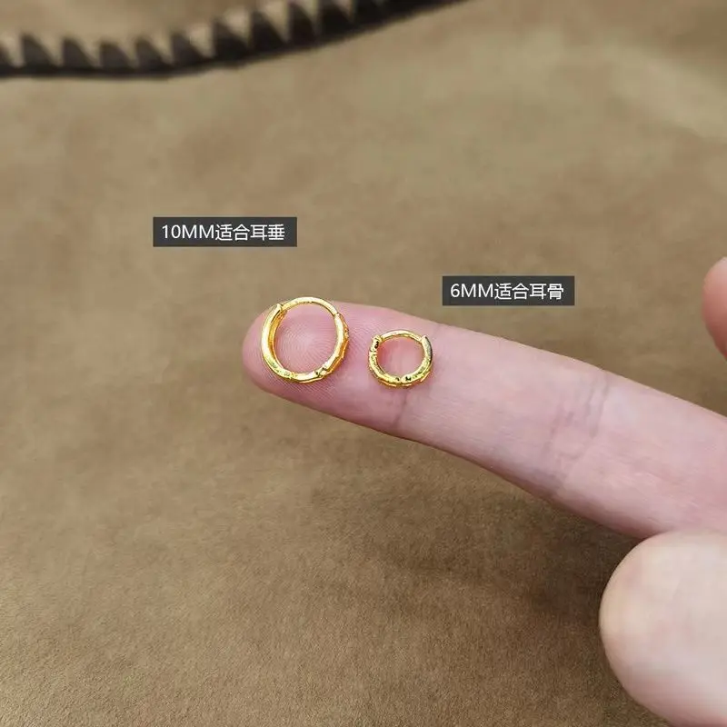 Ins Fashion Clips Earrings for Women Unisex Minimalist Cartilage Hoop Earings Set Ear Cuff Fake Piercing Clip on Ear Jewelry