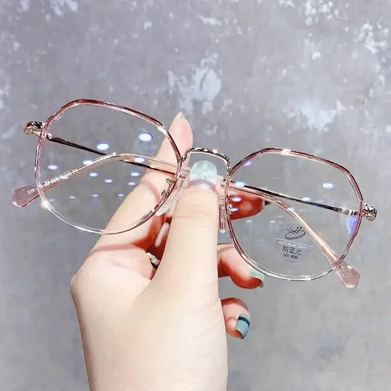 Myopia Glasse Women with Minus Degree Round Nearsighted Eyewear Finished Diopter Очки Для Зрения