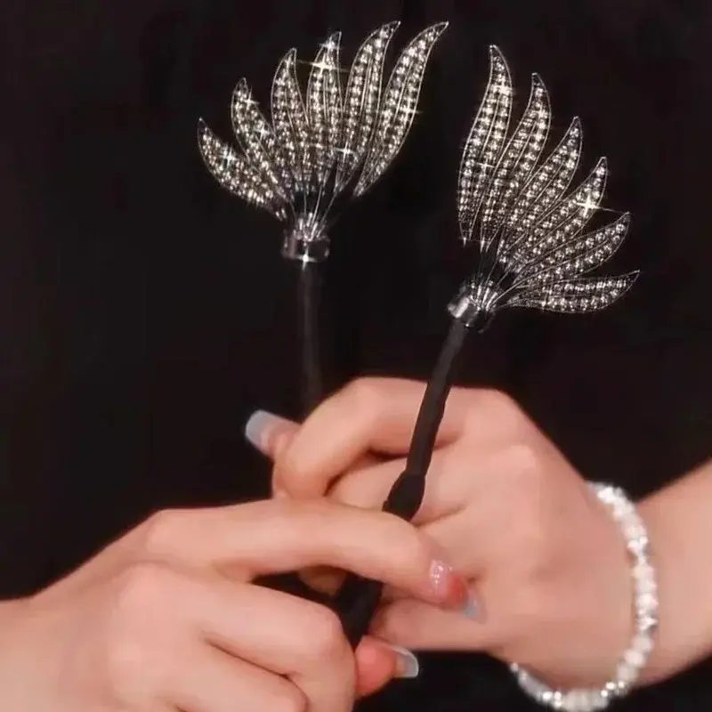 New Women's Hair Twister Crystal Wings Curler Exquisite Temperament Hairpin Curling Hair Hairpins Hairs Accessories Hair Dryer