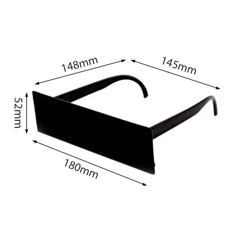 1Pc New Fancy Glasses Photobooth Props Censorship Black Eye Covered Bar Internet Sunglasses for Costume Xmas Party Cosplay