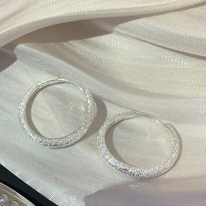 1 pair Simple Temperament Vintage Shinning Earrings for Women Trendy Earring Jewelry Prevent Allergy Party Accessories Gift