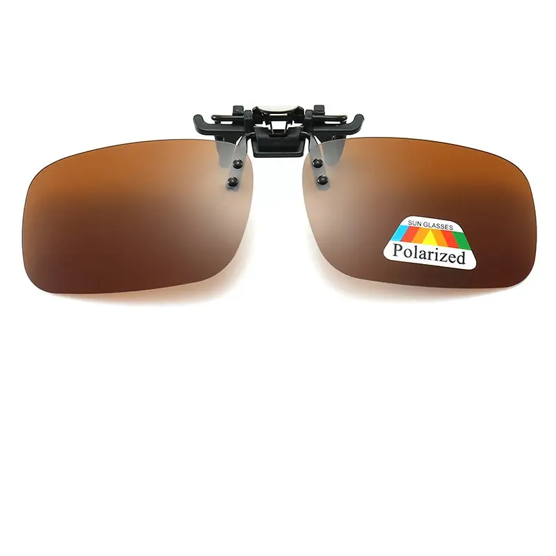 Polarized Clip Sunglasses Polarizing Clip Myopia Glasses Clip Driver Fishing Night Vision Myopia Clipon Sun Shading Eyeglasses