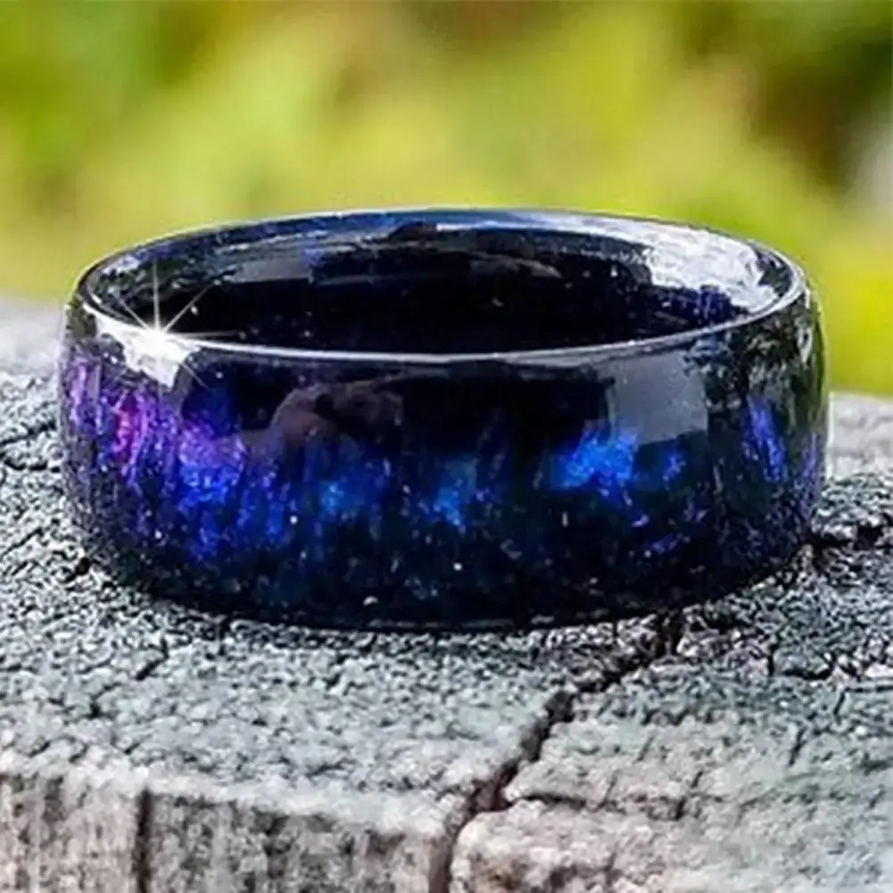 New Colorful Starry Sky Women's Ring Trendy Knuckle Ring Decorative Finger Circlet Multi Colors Star Scattered Finger Ring