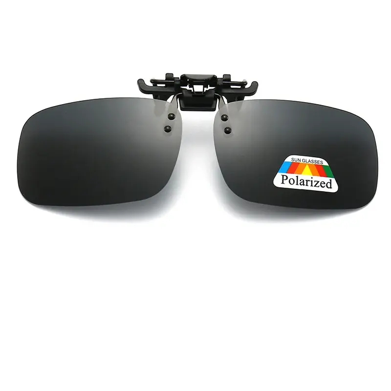 Polarized Clip Sunglasses Polarizing Clip Myopia Glasses Clip Driver Fishing Night Vision Myopia Clipon Sun Shading Eyeglasses