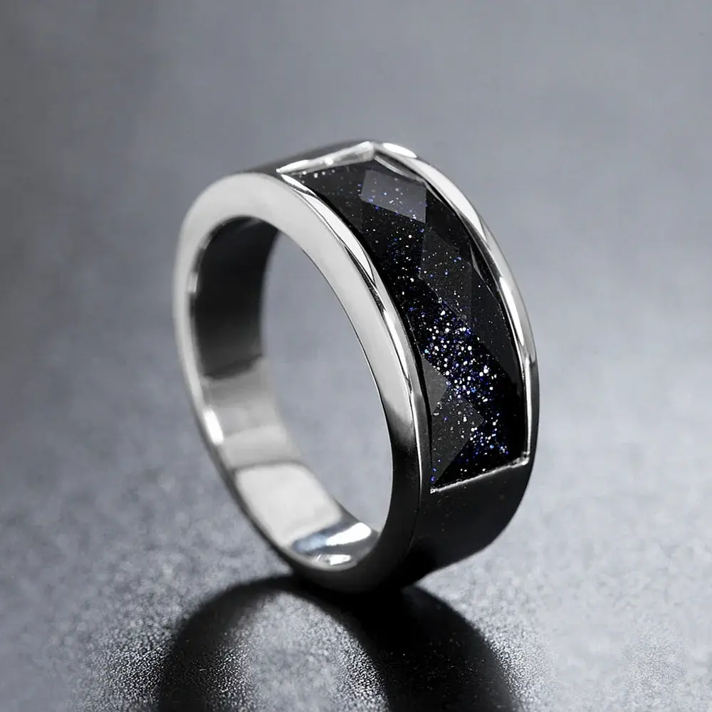 New Fashionable and Minimalist Titanium Steel Ring  Geometry Ring for Women Female Jewelry Gift Wholesale