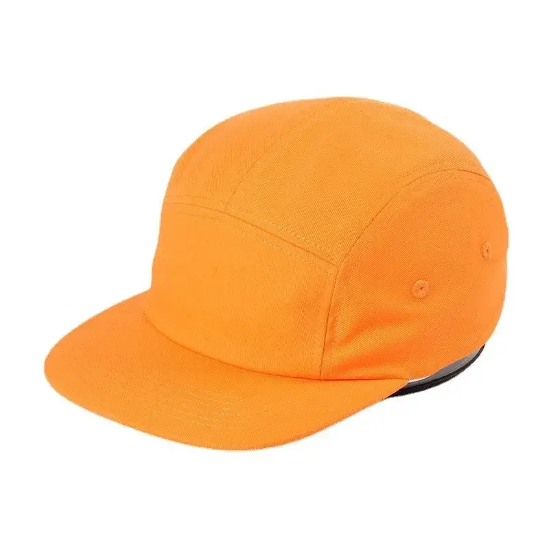 New Custom Logo Washed Cotton Five 5 Panel Gorra Baseball Cap Casquette Snapback Caps Bone Hip Hop Trucker Hats for Men Women