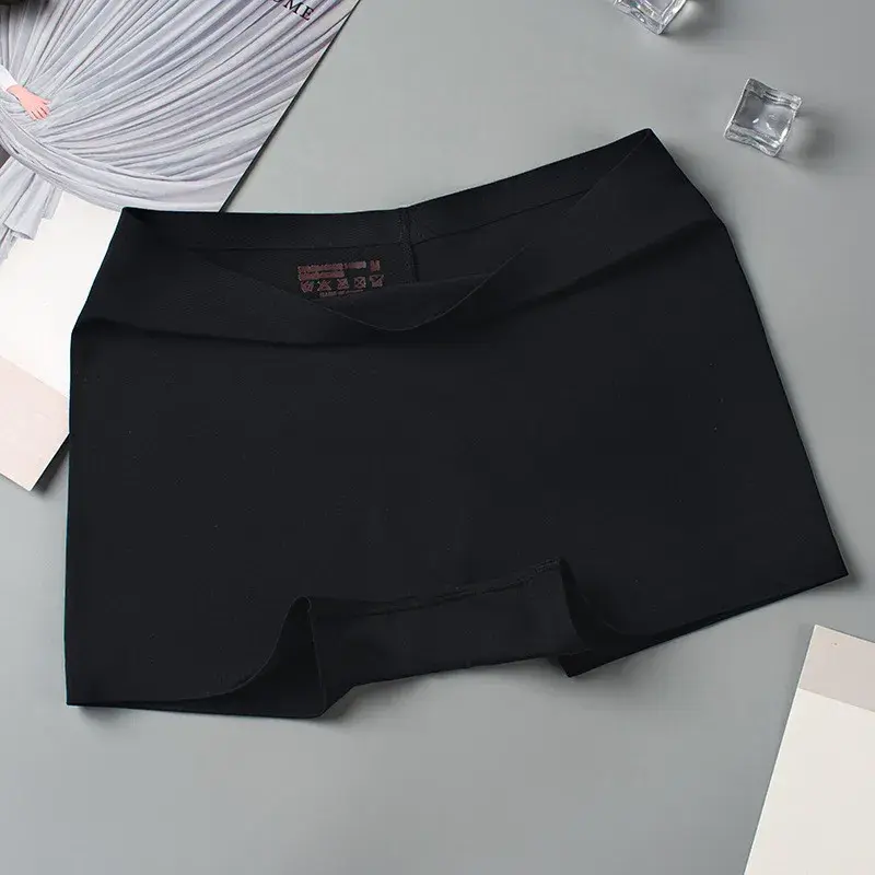 New Breathable Seamless Women Underpants Boxers Cotton Crotch Antibacterial Ladies Safety Pants Thin Underwear for Spring Summer