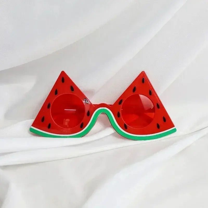 Watermelon Shaped Sunglasses Adult Glasses Summer Fruits Theme Party Hawaii Beach Boy and Girl Birthday Event Parties Decoration