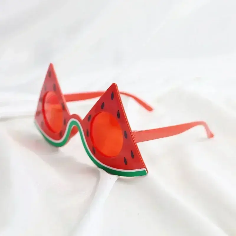 Watermelon Shaped Sunglasses Adult Glasses Summer Fruits Theme Party Hawaii Beach Boy and Girl Birthday Event Parties Decoration