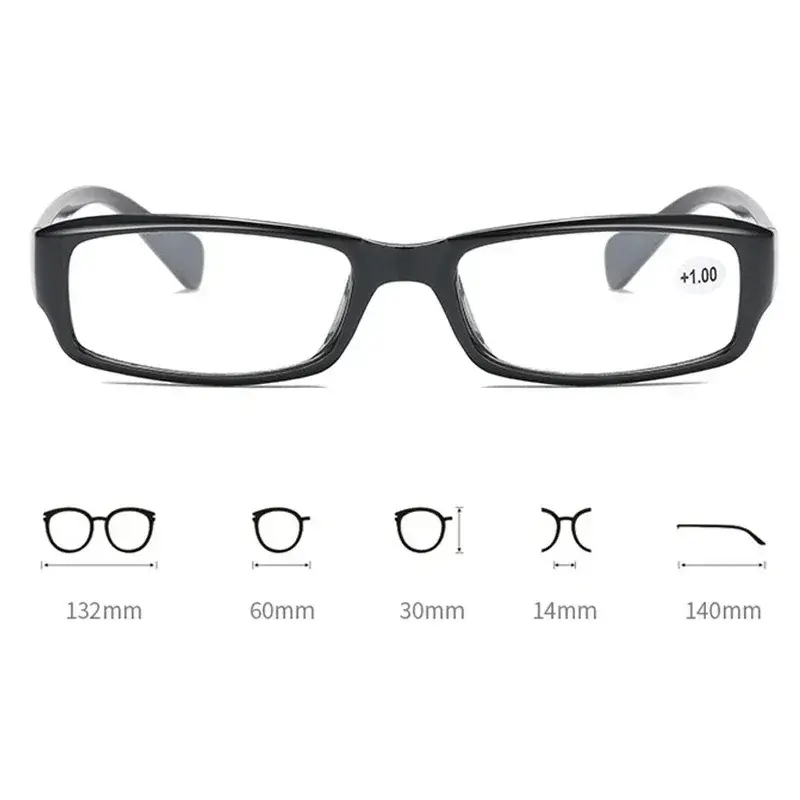 Fashion Classic Reading Glasses Women Resin Mens High-definition Presbyopic Glasses Diopter+1.00 1.5 2.0 2.5 3.0 3.5 4.0 Gafas