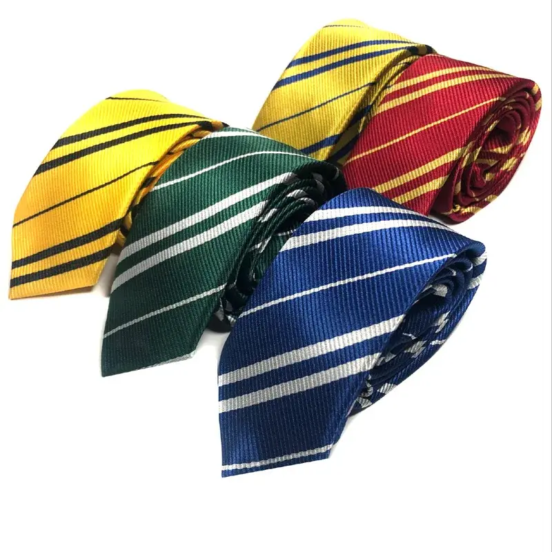 Fashion Magic School Tie Harris Ties Cosplay Lovely Costume Prop Twill Necktie Casual College Badge Costume Necktie Accessories