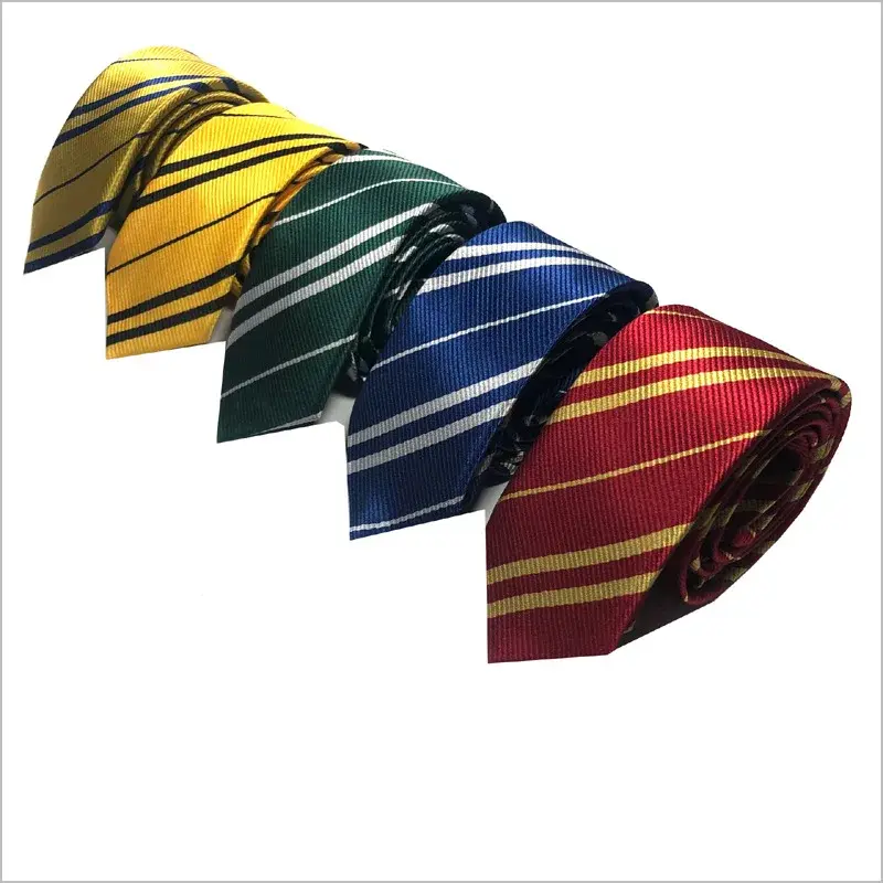 Fashion Magic School Tie Harris Ties Cosplay Lovely Costume Prop Twill Necktie Casual College Badge Costume Necktie Accessories