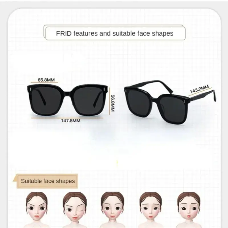 New High Quality Sunscreen Sunglasses Retro Women's Sunglasses Driving Fishing Cycling Anti-UV Classic Glasses Men's Sunglasses