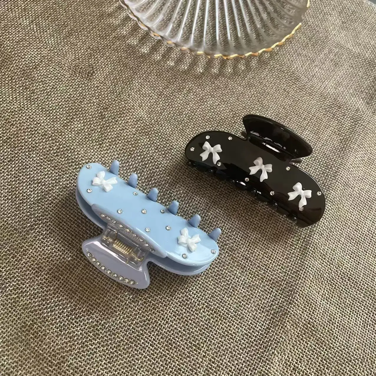 Shark Headband Accessory Hair Clip Claws Diamond Studded and Bow Cool Hair Clips Strong Hold for Long and Thick Hair Accessories