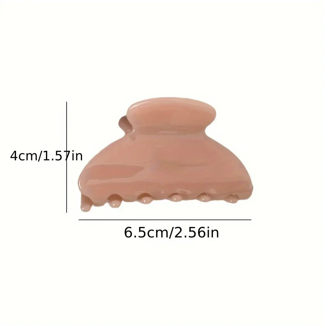 Fashion French Women Hair Clips Elegant Acetate Hair Claw Medium Size Sweet Shark Clip Exquisite Girl Hairs Accessories Headwear