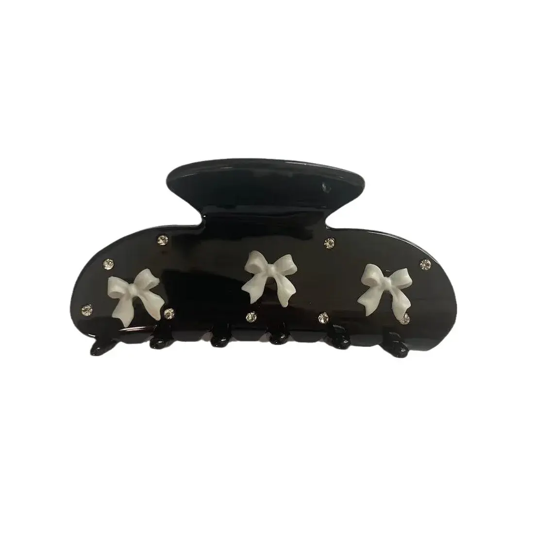 Shark Headband Accessory Hair Clip Claws Diamond Studded and Bow Cool Hair Clips Strong Hold for Long and Thick Hair Accessories
