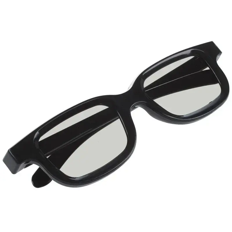 1Pcs 3D Glasses Circular Polarized Passive 3D Stereo Glasses Black for LG Cinema TV's Polarized 3D Glasses