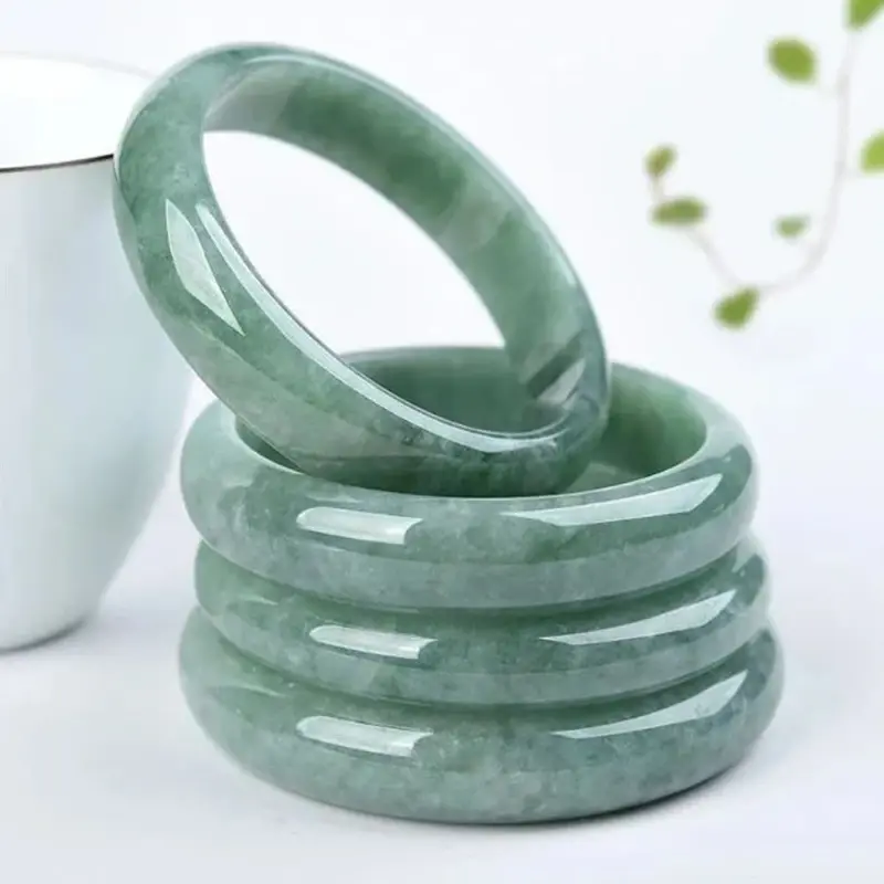 High Quality Real Jade Natural Ice Green Jade Bracelet Original Certified Luxury Bracelet for Women Wholesale Gifts Girlfriends