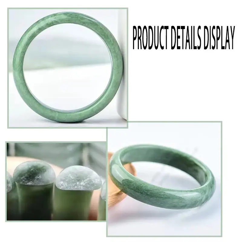High Quality Real Jade Natural Ice Green Jade Bracelet Original Certified Luxury Bracelet for Women Wholesale Gifts Girlfriends