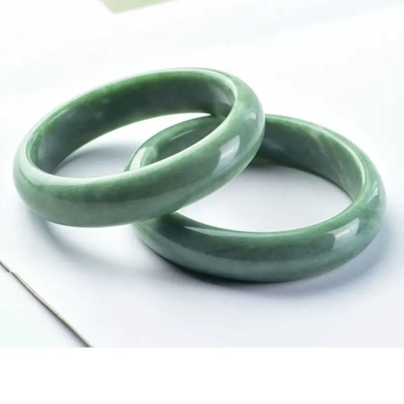 High Quality Real Jade Natural Ice Green Jade Bracelet Original Certified Luxury Bracelet for Women Wholesale Gifts Girlfriends