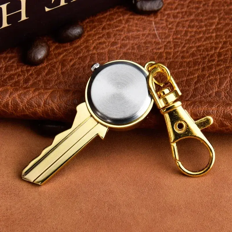 Fashion Watch Pocket Keychain Pendant Key Vintage Watches Ring Clip Nurse Fob Chain Men Dad Women Quartz Key Chain Gifts Hanging