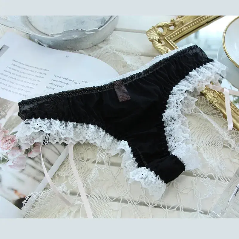 Japanese Girls Kawaii Lace Panties Modal Comfortable Cotton Shorts Women's Underwear Ladies Sexy Lingerie Lolita