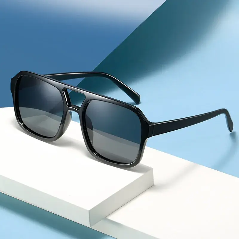 New Fashion Pc Frame Round Sunglasses Women Men Vintage Square Sun Glasses Male Shades Female Eyewear Anti-Glare Sunglasses