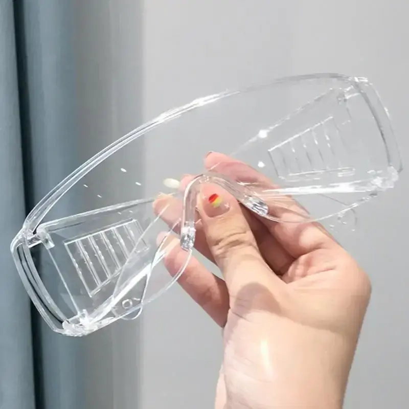 Transparent Cycling Outdoor Glasses Safety Goggles Protective Safety Glasses Anit-Splash Dust-Proof Lab Eyewear Spectacles