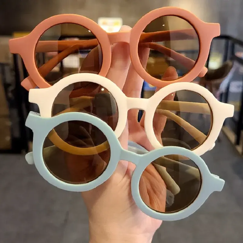 Fashion Trends Children's Sunglasses Parent-child Frosted Glasses Decorative Runway Shades Trendy Children's Sunglasses