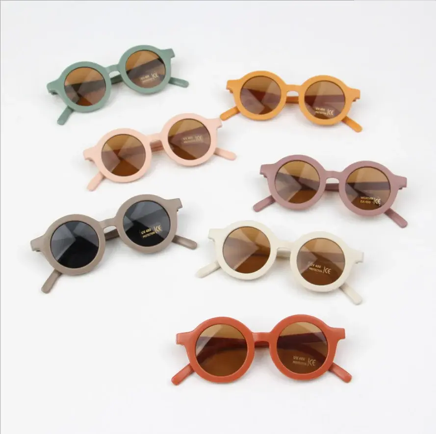 Fashion Trends Children's Sunglasses Parent-child Frosted Glasses Decorative Runway Shades Trendy Children's Sunglasses