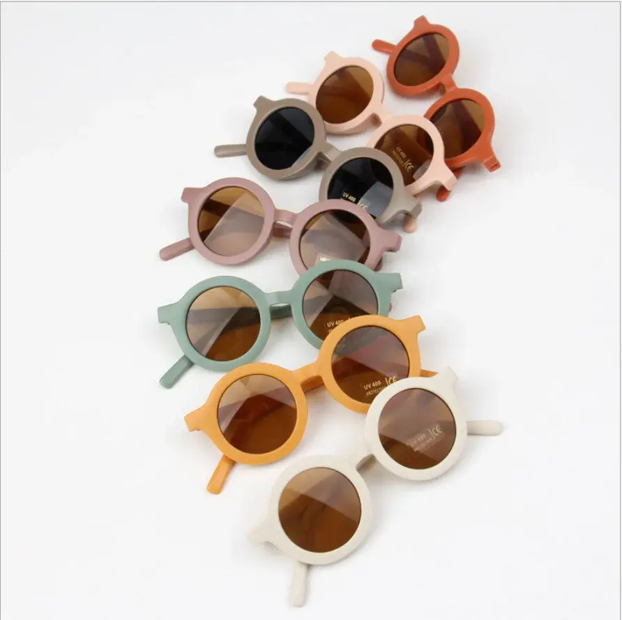 Fashion Trends Children's Sunglasses Parent-child Frosted Glasses Decorative Runway Shades Trendy Children's Sunglasses