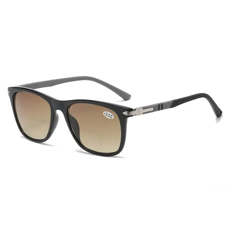 New TR90 Anti-Blue Ray Bifocal Reading Glasses Unisex Ultra-light Driving Sport Presbyopia Glasses Sun Reader Eyewear