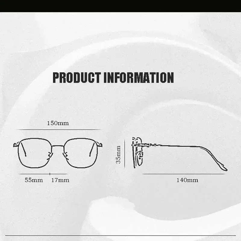 New Retro Frameless Ultra Light Women Men Reading Glasses Blocking Blue Light Computer Presbyopia Eyewear Eyeglasses +1.0..+4.0