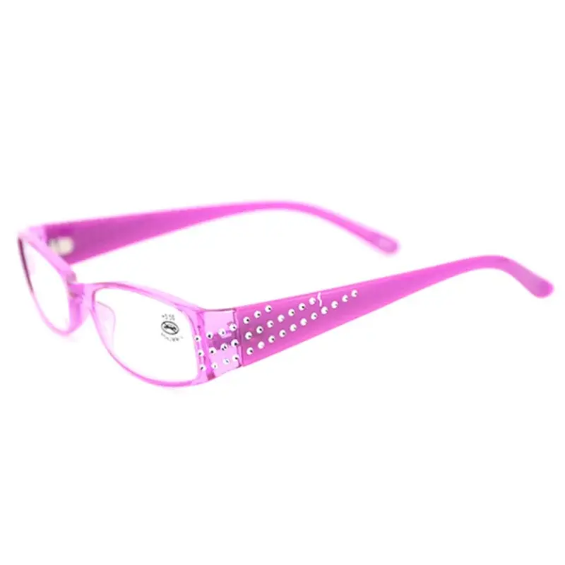 New Fashion Reading Glasses Women Diamond Resin Reading Eyeglasses Ladies High-end Rhinestone Glasses Eyewear Readers Diopter