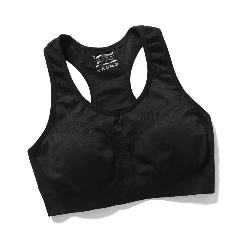 New Women Sports Bra Top Push Up Fitness Bra Underwear Sport Tops Breathable Running Vest Gym Active Bras Seamless Yoga Bra