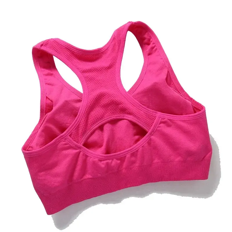 New Women Sports Bra Top Push Up Fitness Bra Underwear Sport Tops Breathable Running Vest Gym Active Bras Seamless Yoga Bra