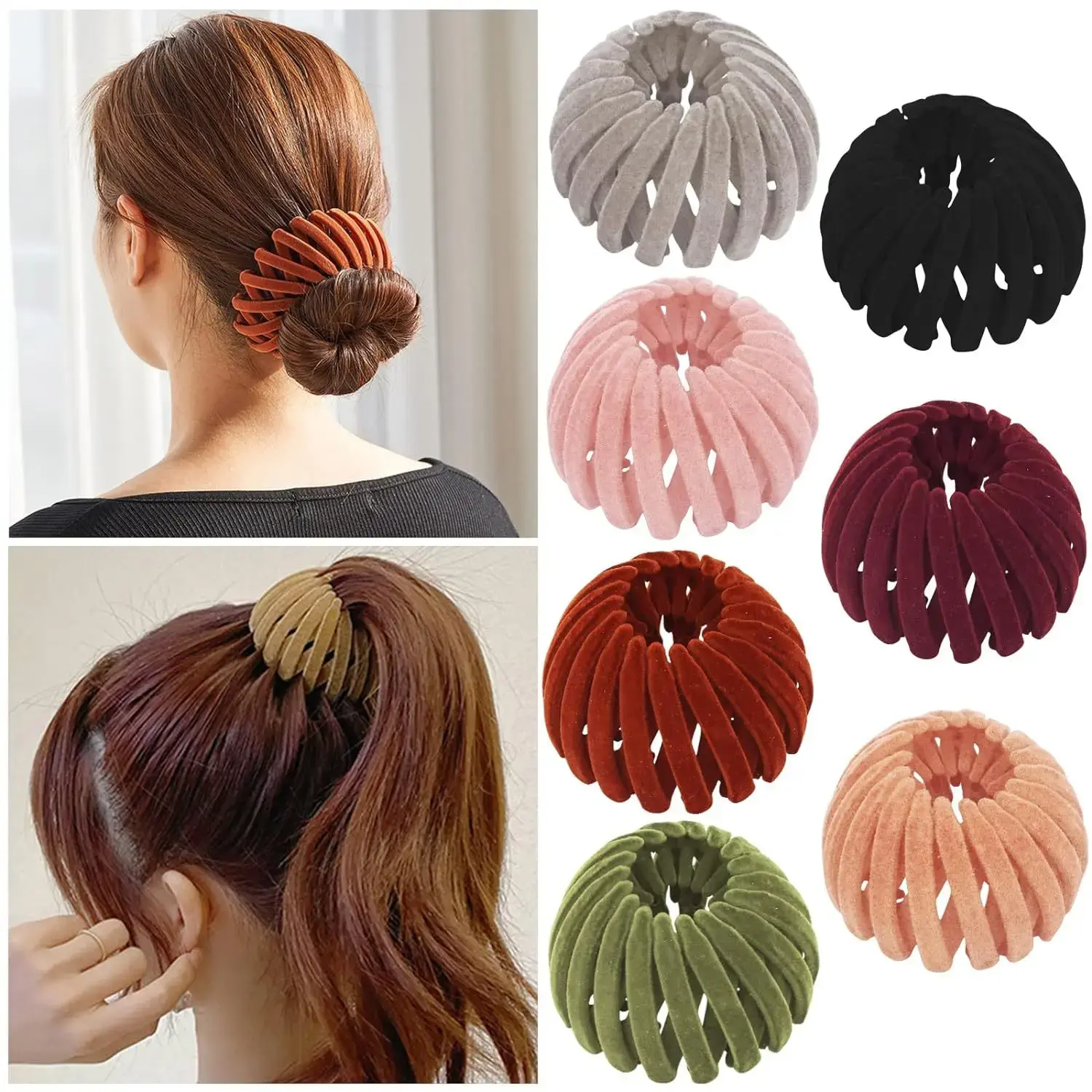 New Ponytail Hair Clips for Women Bird Nest Shaped Hair Claw Girls Simple Hairpin Lazy Braider Tool Women Hair Accessories