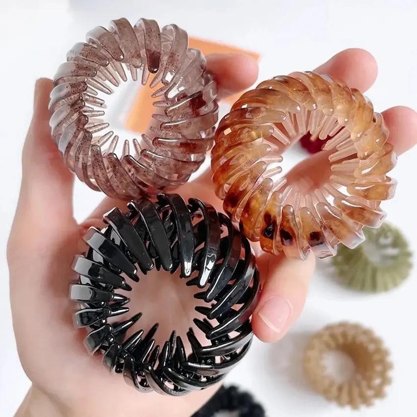 New Ponytail Hair Clips for Women Bird Nest Shaped Hair Claw Girls Simple Hairpin Lazy Braider Tool Women Hair Accessories