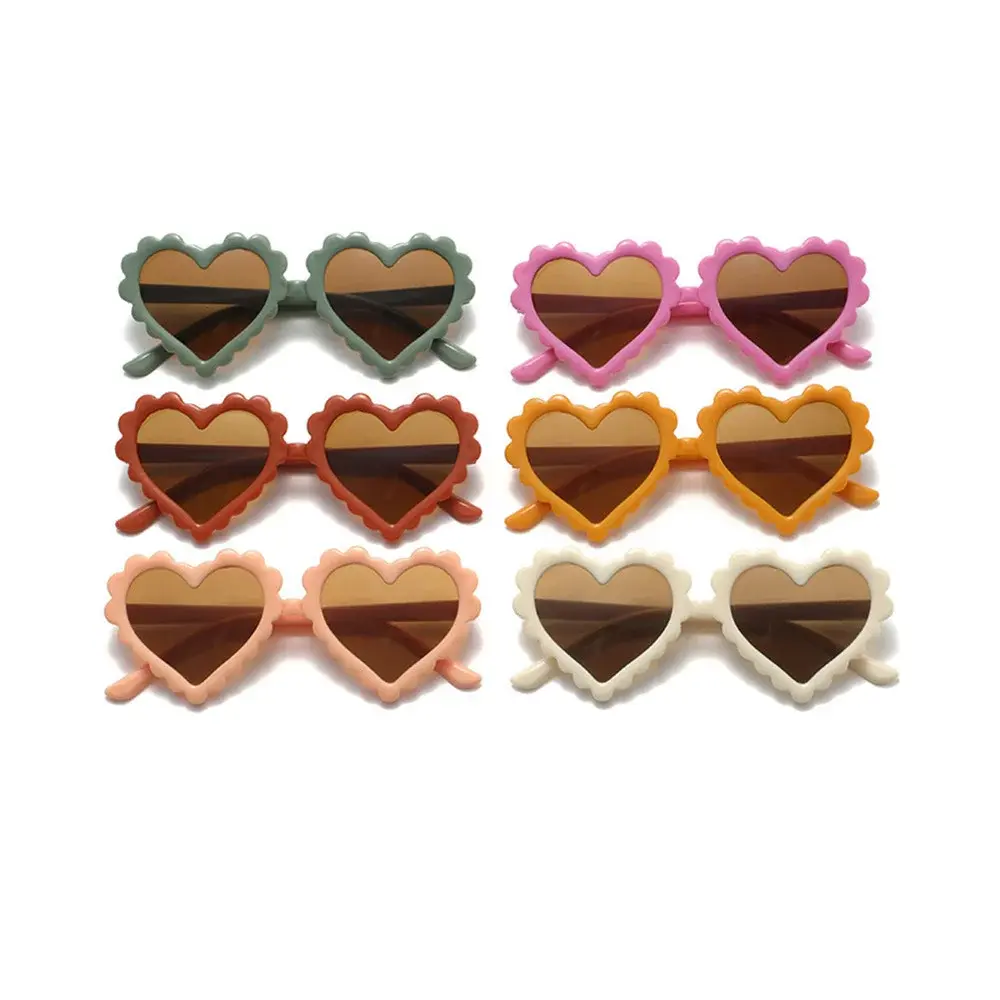 Cute Cartoon Heart Sunglasses Children Baby Sunglasses Boys Girls UV400 Sun Glasses Shades Kids Gifts Fashion Party Eyeglasses
