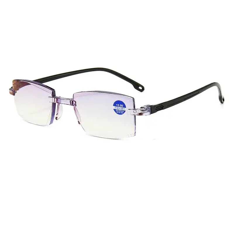 New Reading Glasses Men Magnification Eyewear Presbyopic Glasses Diopter Dimond Cutting +1.0 To +4.0 Blue Light Glasses