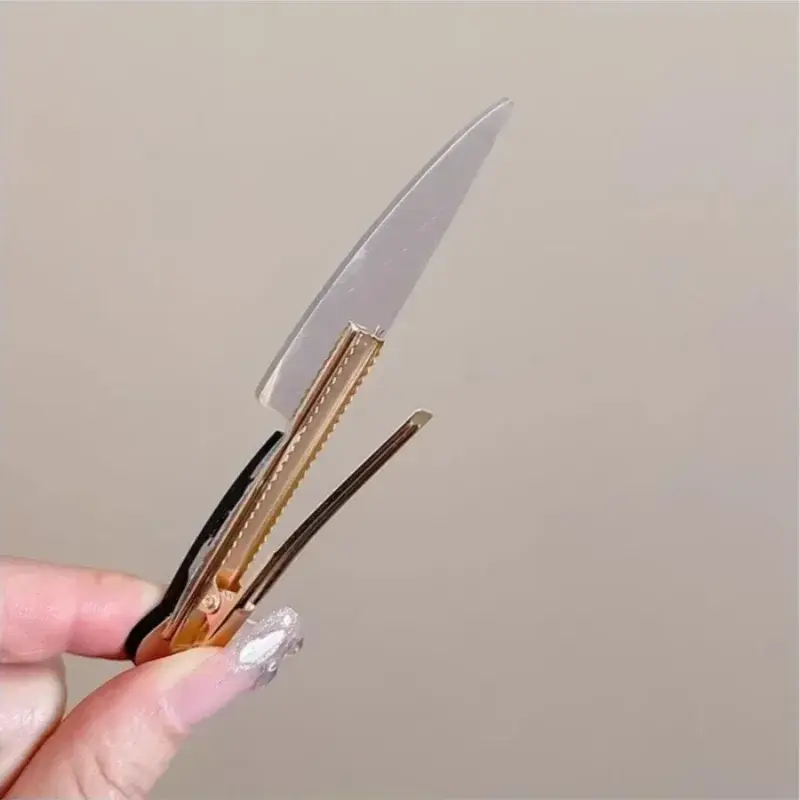 Funny Simulation Scissor Bulb Mini Creative Hairpin Headwear for Women Cute Cartoon Emulation Knife Hair Clip Hair Accessories