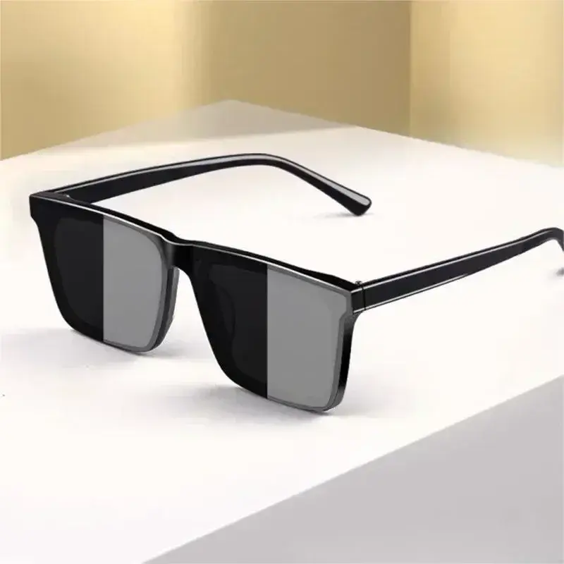 Fashion Men's Business Driving Square Acetate Windproof Shades Sunglasses Retro Sunglasses Outdoor Men's Sunglasses