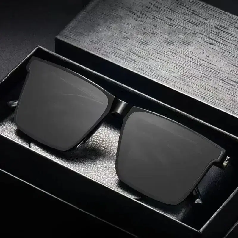 Fashion Men's Business Driving Square Acetate Windproof Shades Sunglasses Retro Sunglasses Outdoor Men's Sunglasses